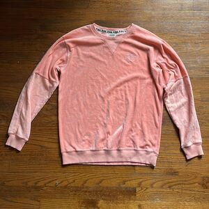 PINK Velour Crewneck Pullover